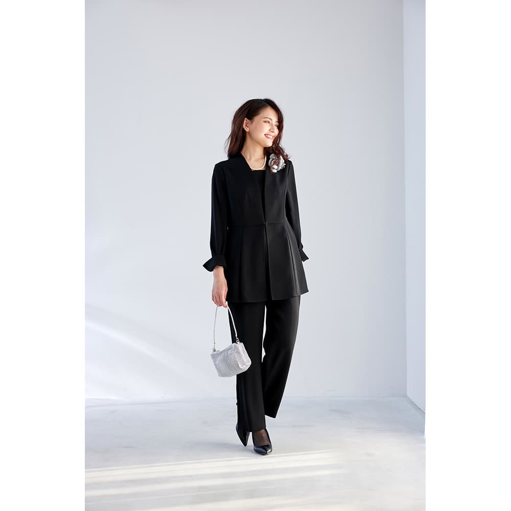 ブラックフォーマル パンツスーツ 通販 - ディノス