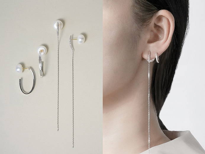AYAMI jewelry/アヤミ ジュエリー｜柔らかな光が宿る”パールピアス