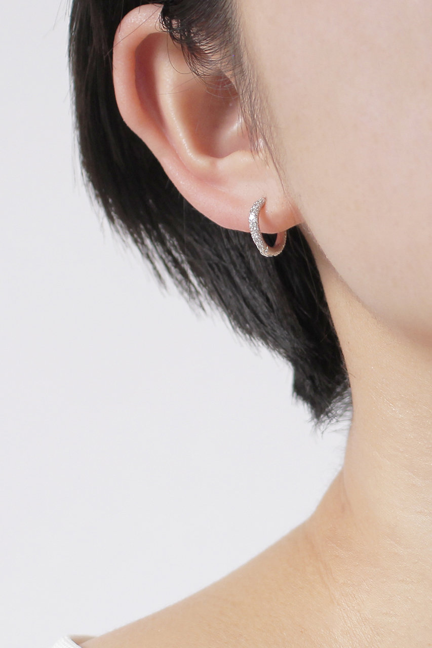 AYAMI jewelry(アヤミ ジュエリー)｜Pave ミニフープピアス/シルバー
