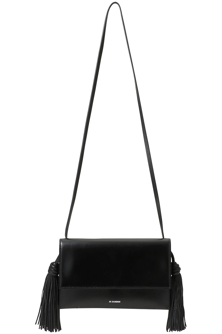 JIL SANDER(ジル サンダー)｜TASSEL クロスボディバッグ/ブラック の