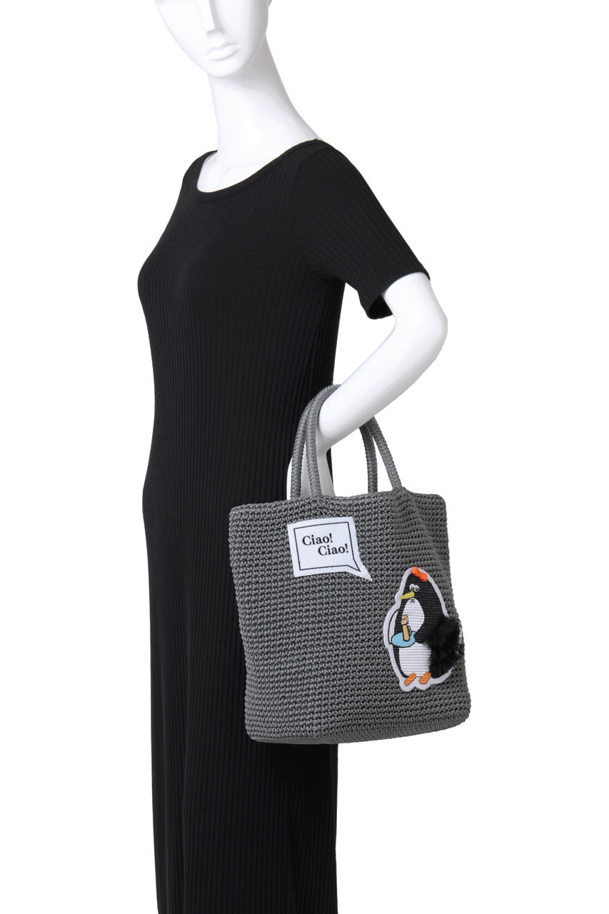 LUDLOW(ラドロー)｜Cord bag (Penguin)/グレー の通販｜ELLESHOP