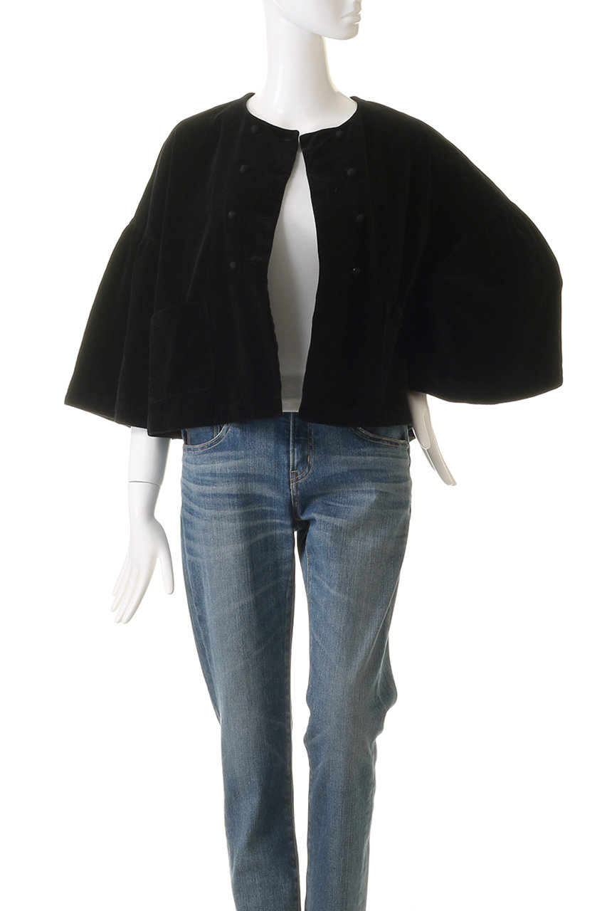 nest Robe(ネストローブ)｜コットンリネンベルベットギャザースリーブ
