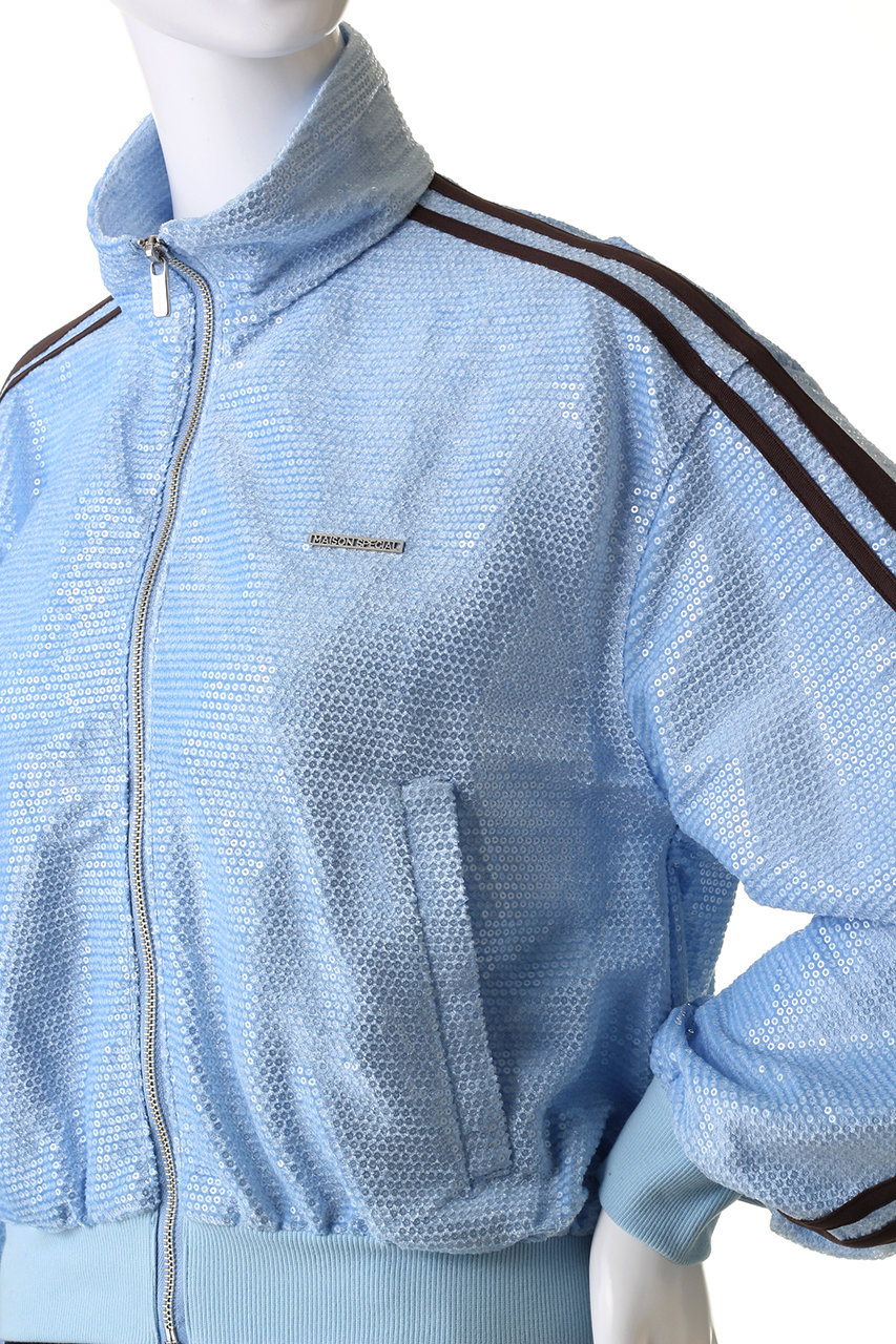 MAISON SPECIAL(メゾンスペシャル)｜Sequins Side Line Track Jacket