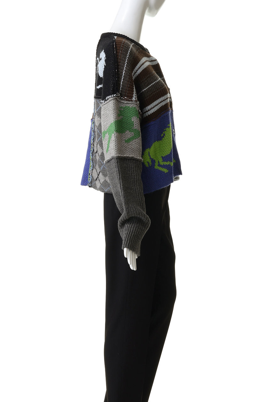 MAISON SPECIAL(メゾンスペシャル)｜Horse Knit Cardigan/ホースニット