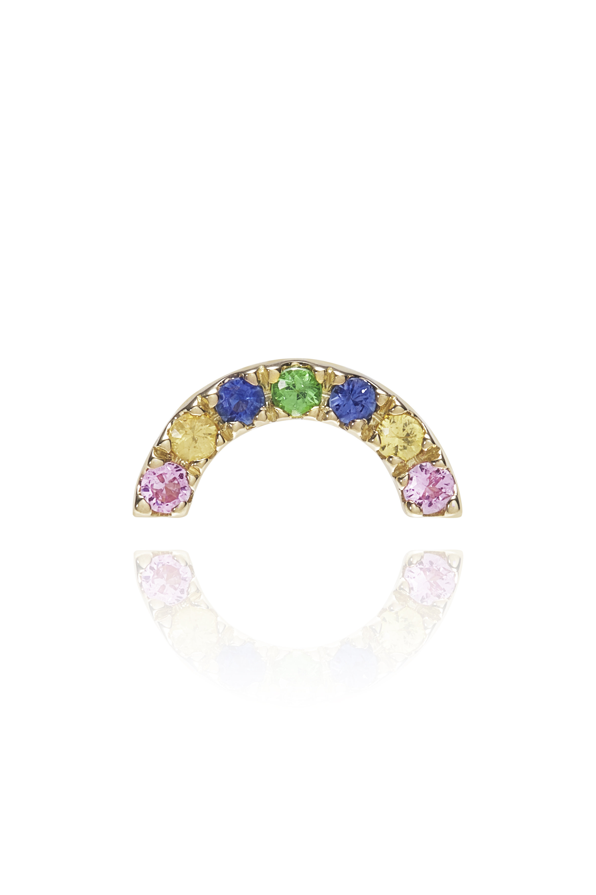 Bijou de M(ビジュードエム)｜レインボーピアス L（片耳用）/イエロー