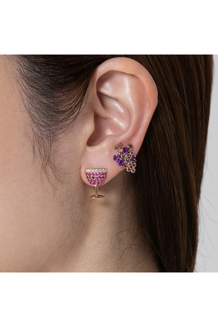 Bijou de M(ビジュードエム)｜【受注生産】ピノ ノワールピアス（片耳