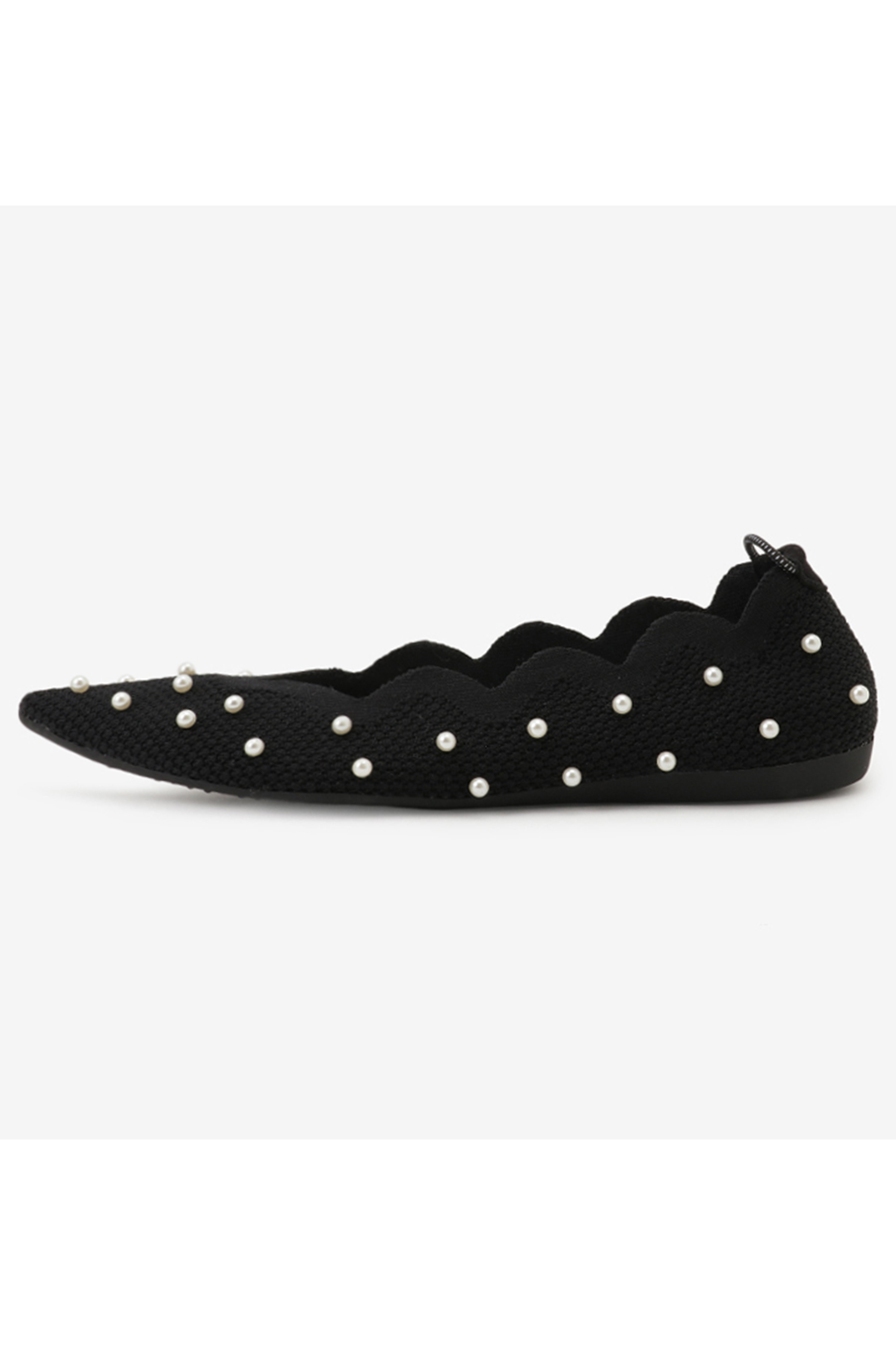 Offen(オッフェン)｜scallop pearls pattern/BLACK の通販｜ELLESHOP