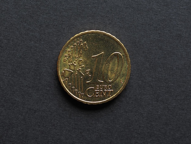20セントユーロ硬貨 | Premium写真