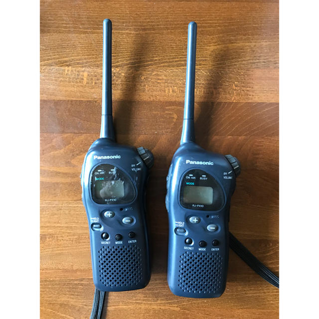 Panasonic - Panasonic特定小電力トランシーバー RJ-PX10（9ch機）動作