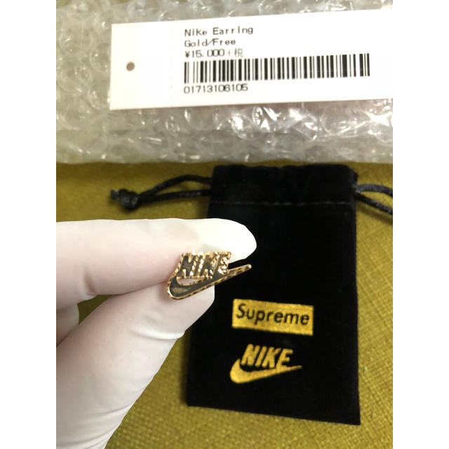 Supreme - supreme NIKE ピアス Gold Earring 14k ナイキの通販 by