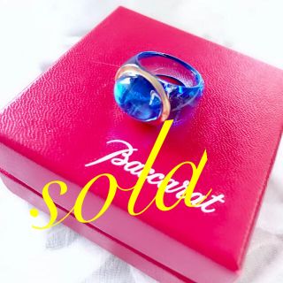 Baccarat - バカラ リング クリスタル 指輪 Baccarat サファイアの通販