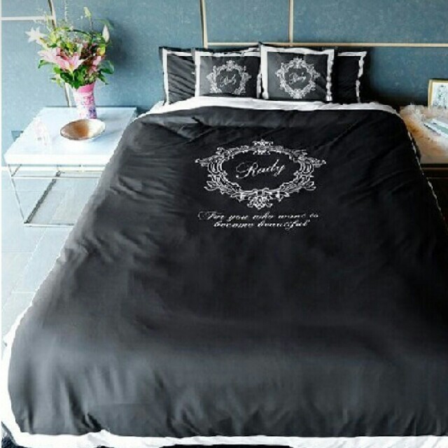 Rady - rady✨ ホテルシリーズ ベットカバー黒の通販 by かぁ☆'s shop