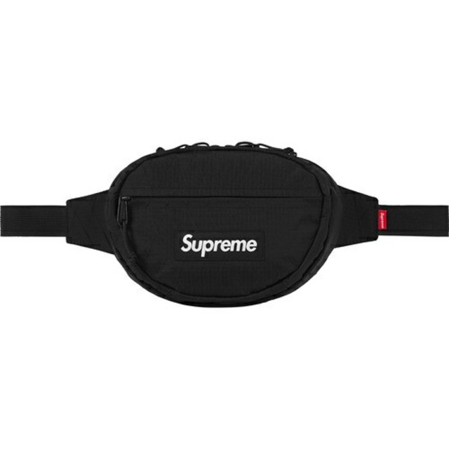supreme 18aw waist bag blackの通販 by かつ's shop｜ラクマ