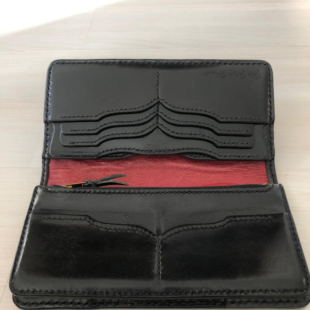 THE FLAT HEAD - フラットヘッド クロコダイル コードバン ウォレット