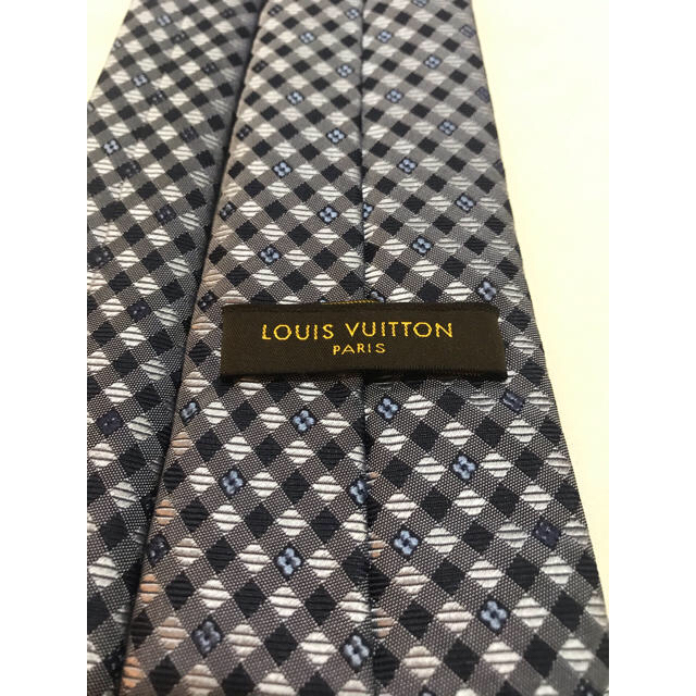 LOUIS VUITTON - ヴィトン LV ネクタイ USED【ブルー×ライトブルー