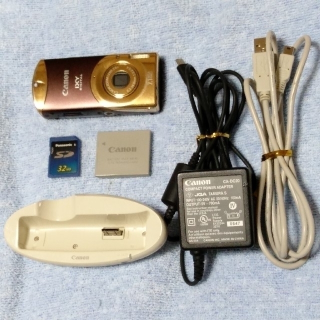 Canon - 【さらに値引】ジャンクCanon デジカメ IXY DIGITAL L4 付属品