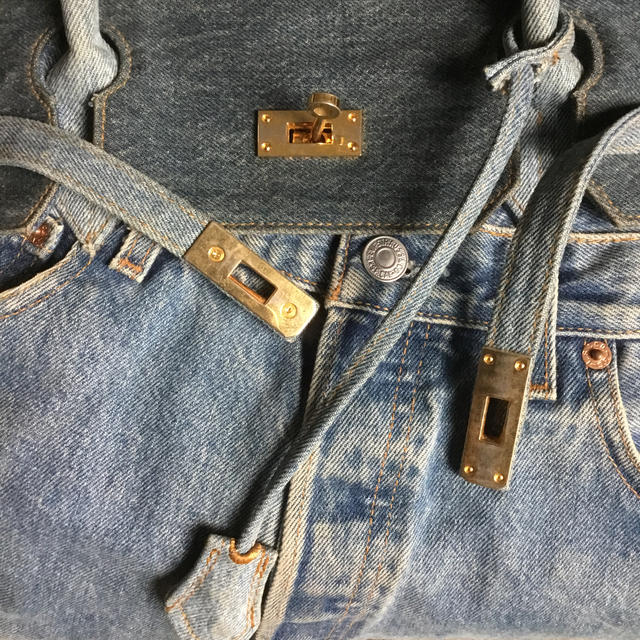 LGB - LGB ルグランブルー リメイクデニム バーキン型バッグの通販 by