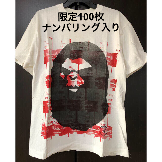 A BATHING APE - 初期A BATHING APE NIGO氏 手刷りTシャツ 100枚限定の