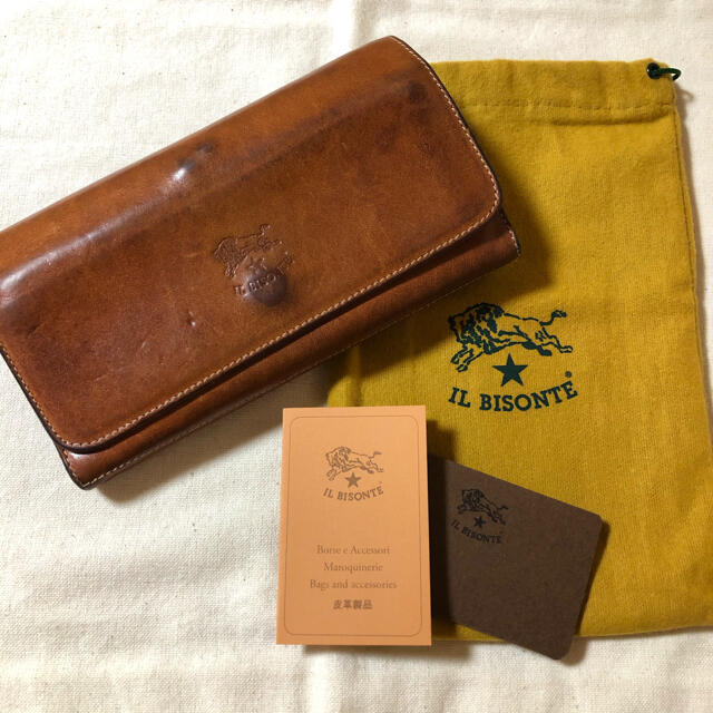 IL BISONTE - イルビゾンテ 財布 長財布 がま口 がまぐち ヌメの通販