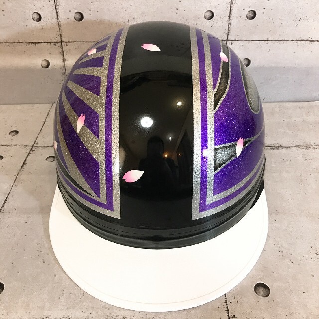 カスタムコルク半 紫富士日章ファイヤーシルバーラメの通販 by J's