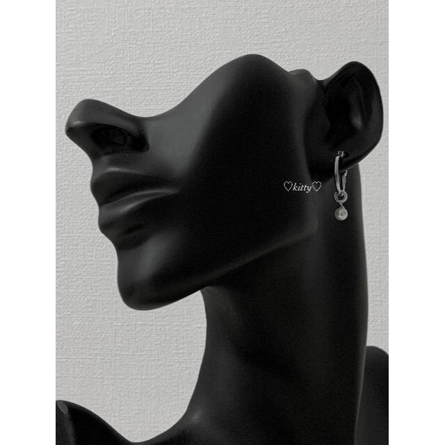 コムドット やまと 着用タイプ!!【ワンポイントパールピアス 1個】の