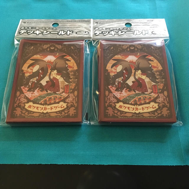 未開封】ポケカ デッキシールド メガクチート 32枚入り2セット（計64枚