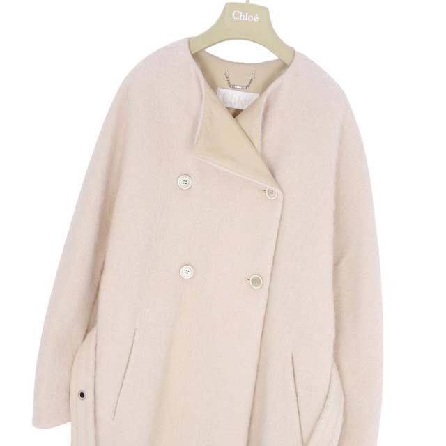 Chloe - クロエ コート 2019AW ウール アルパカ モヘア ツイード ノー