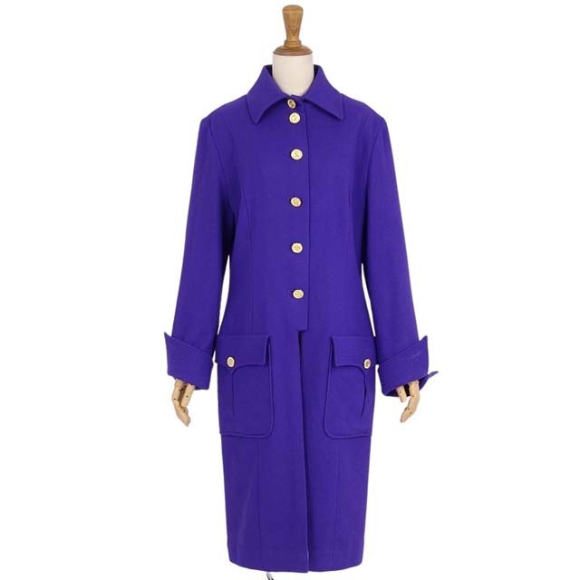 CELINE - セリーヌ コート トリオンフ 金ボタン ウール レディース