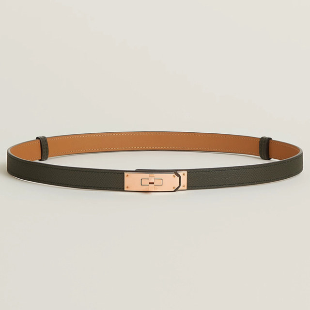 HERMES - 【新品・未使用品】エルメス ケリーベルト ブラック ピンク