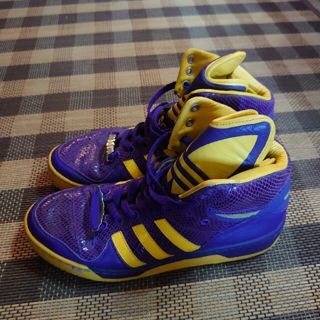 JEREMY SCOTT - adidas×JEREMY SCOTT レイカーズカラー スニーカー25