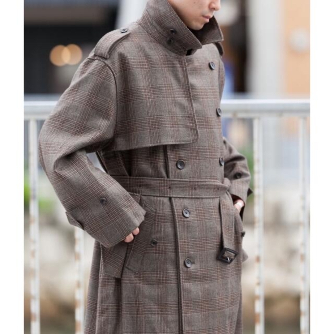 stein - OVERSIZED OVERLAPED TRENCH COAT steinの通販 by ワイ