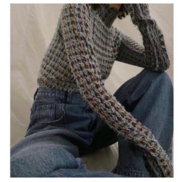 LE CIEL BLEU - アイレネ IRENE カットヤーンニット Cut Yarn Knit