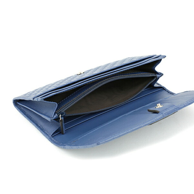 GUCCI - 新品 グッチ GUCCI 長財布 マイクログッチシマ ブルー 青の