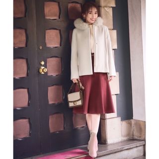 anySiS - any SiS☆2WAYスーペリアファインウールモッサコートフード