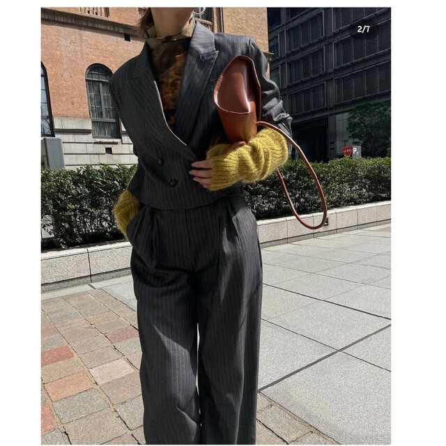 Ameri VINTAGE - SHORT JACKET SET UPの通販 by A shop｜アメリ