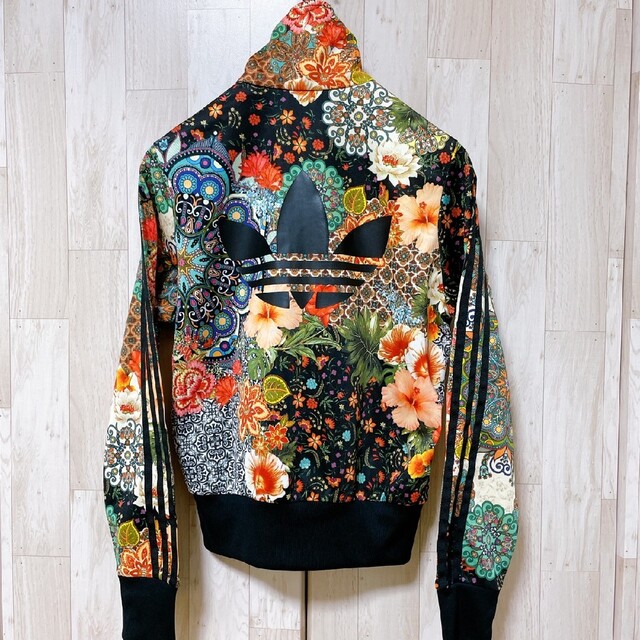 adidas - 【人気プリント】adidas アディダス 和花柄 総柄 ジャージ M