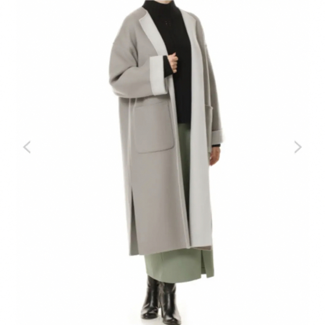 M-premier - 【新品】23AW BLENHEIM リバーシブル ノーカラー ロング