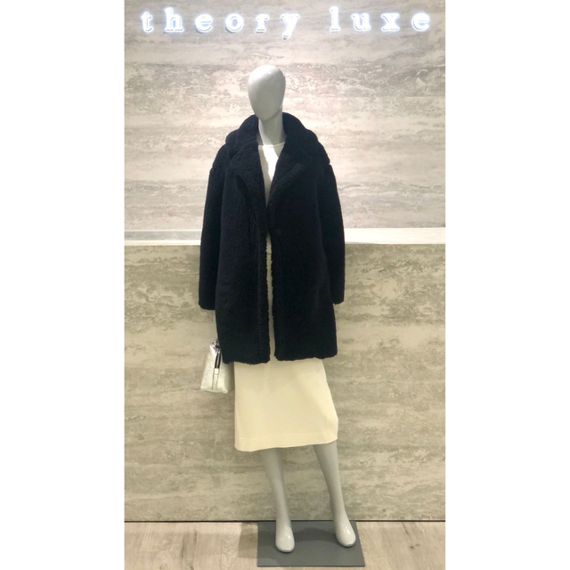 Theory luxe - Theory luxe 20aw テディベアチェスターコートの通販 by