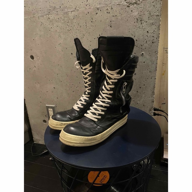 Rick Owens - RickOwens カーゴバスケットレザースニーカーの通販 by