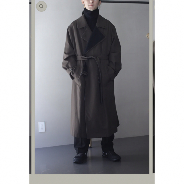 stein - stein DOUBLELAPELED DOUBLE BREASTED COATの通販 by