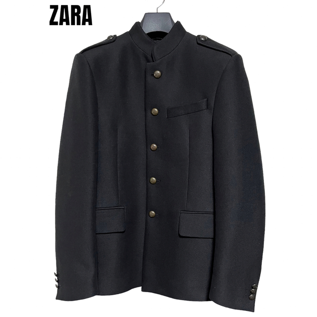 ZARA - 匿名発送 美品 ZARA ナポレオンジャケット ブラック サイズM