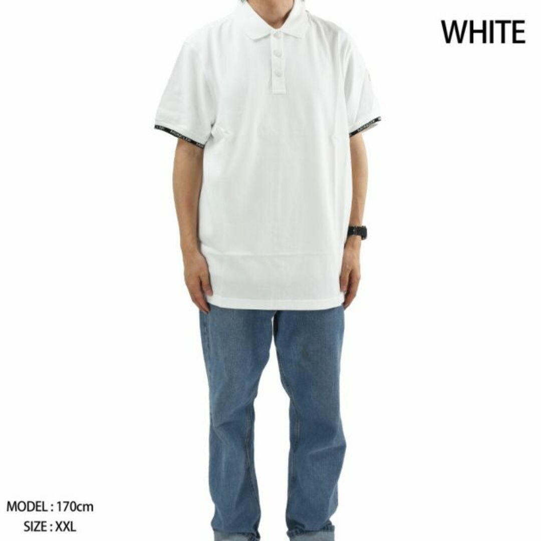 MONCLER - 【WHITE】モンクレール MONCLER ポロシャツの通販 by