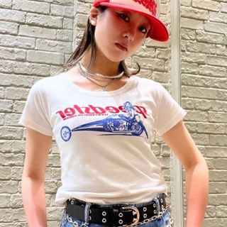 HYSTERIC GLAMOUR - HYSTERIC GLAMOUR SPEEDSTER チビTシャツ の通販