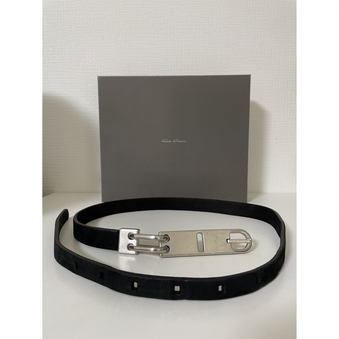 Rick Owens - 【希少】Rick Owens レザーベルト ブラックの通販 by