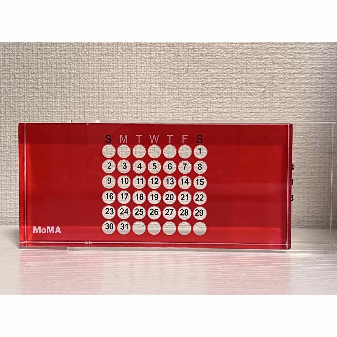 MOMA - 【アメリカ購入品】 MoMA 万年カレンダー（レッド／2010年