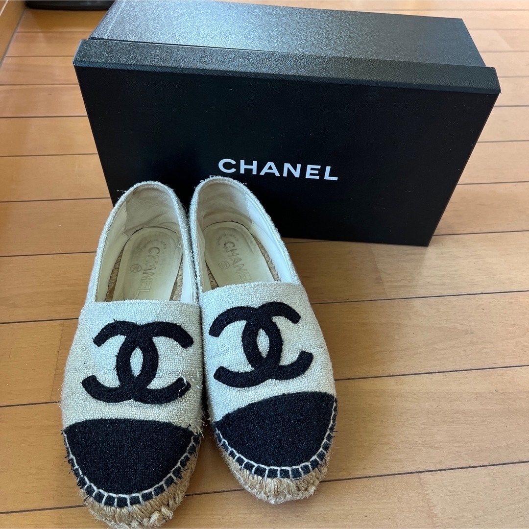 CHANEL - cherry様専用 シャネル エスパドリーユ 38 フィリーオー