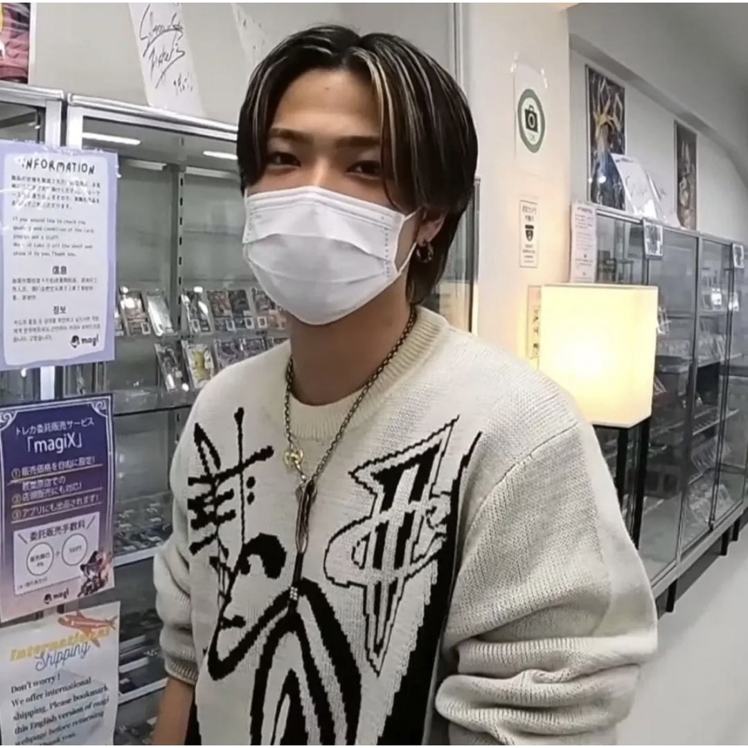 STUSSY - Stussy Nike Icon Knit Sweater Natural Mの通販 by さまるん