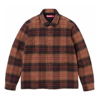 Supreme - supreme Lined Flannel Snap Shirt ラインドフランの通販 by