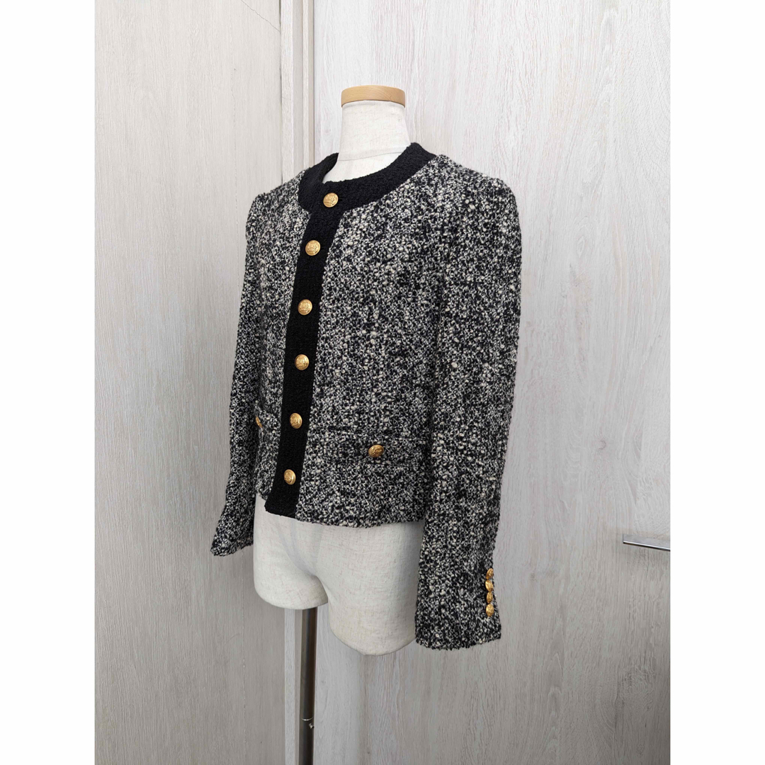 CELINE - セリーヌ ジャケット ノーカラー レディース 34サイズ