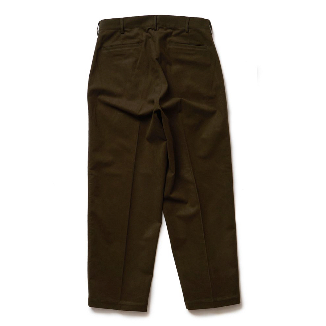 SON OF THE CHEESE - SON OF THE CHEESE SUEDE WIDE PANTS GREENの通販